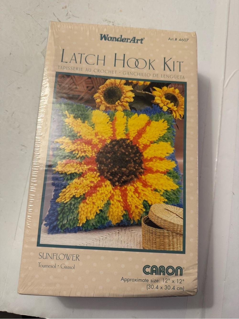 Carbon Sunflower Wall Tapestry - Yellow, Brown, Green, Blue